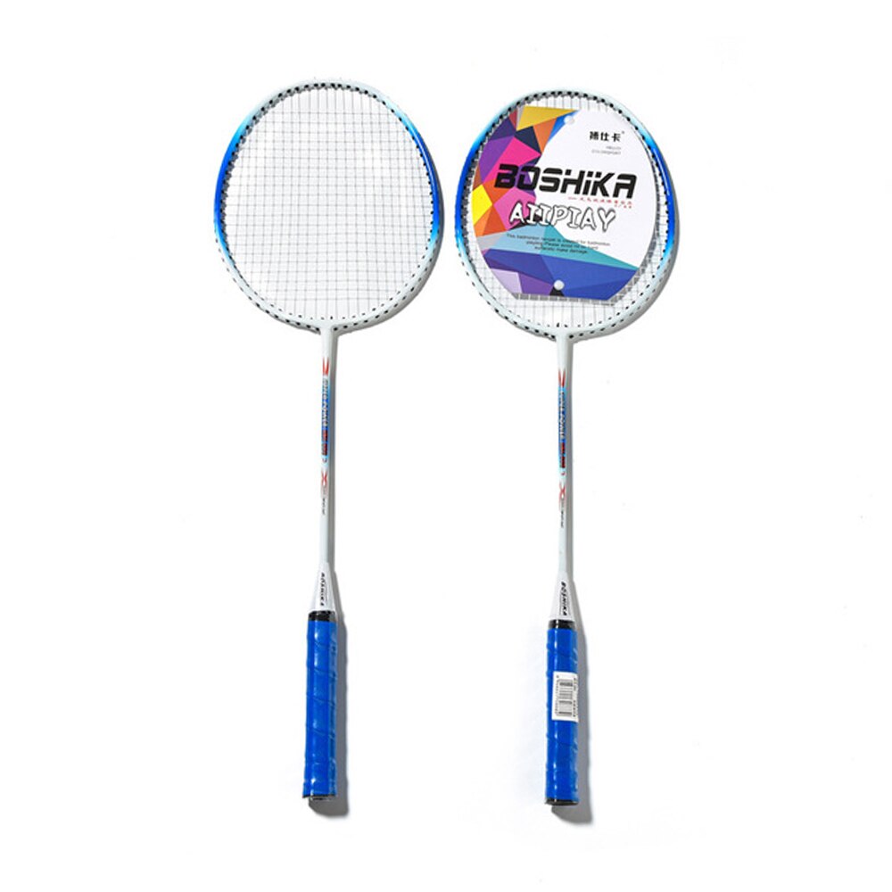 Badminton Racket Set Ijzer Legering Training Badminton Racket Set Voor Volwassenen Met 6 Shuttles 2 Grips Draagtas En Jump touw