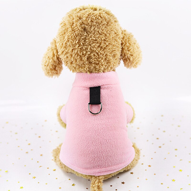 Roupa de inverno para cachorro, vestimenta para cachorro de lã, quente, buldogue francês, roupas para cães de gato, traje para cachorro