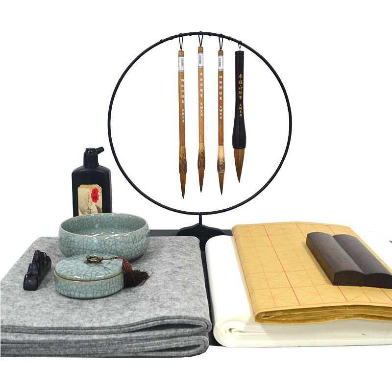 Calligraphy Brushes Pen Sets Multiple Hairs Calligraphy Brush Traditional Caligrafia Chinese Painting Brush Pen Craft Supplies