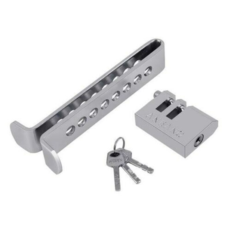 Car Clutch Lock Universal Auto Brake Pedal Lock Throttle Accelerator Security Steel Stainless Anti-Theft Tool Pedal Lock