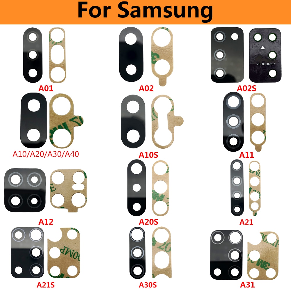 Powrót kamera tylna szklany obiektyw do Samsung M51 A10S A20S A12 A10 A20 A30 A30S A40 A50S A70 A31 A41 A51 A71 M21 M31S + narzędzia do naprawy