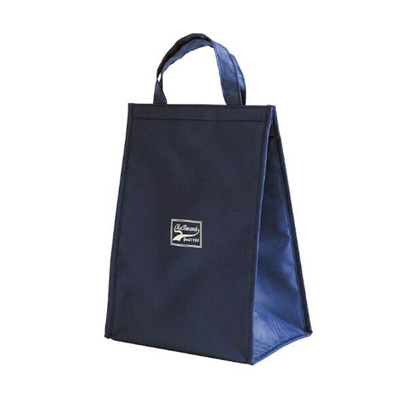 Weibliche Sumple Mittagessen Lebensmittel Kasten Tasche Isoliert Thermischen Picknick Mittagessen Taschen für Frauen freundlicher Männer Kühler Tote Tasche fallen: blau-groß