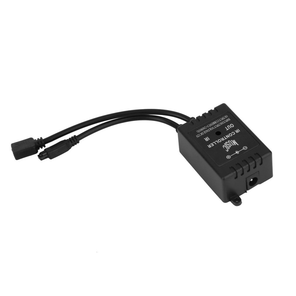 Wereldwijd LED Muziek IR Controller 12V 2A 20 Keys IR Remote Controllers voor 3528 5050 RGB LED Strip lichten Mini Controller