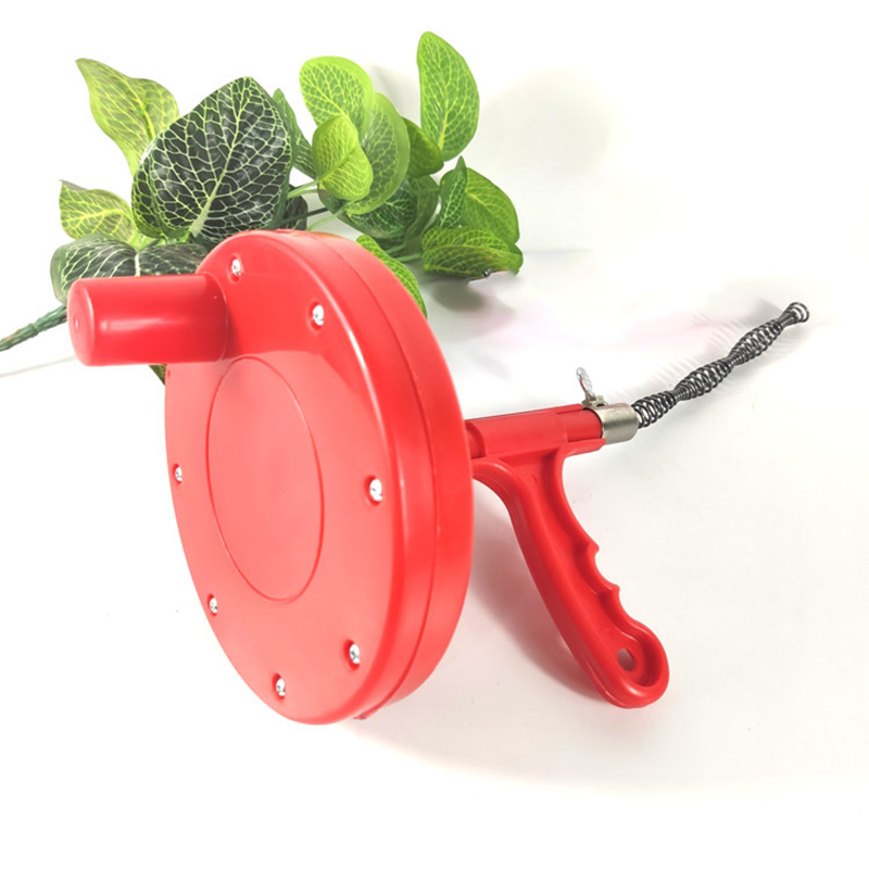 1pc Kitchen Toilet Sewer Blockage Hand Tool Pipe Dredger 5 Meters Drains Dredge Pipes Sewer Sink Cleaning Clogs Drain Cleaner