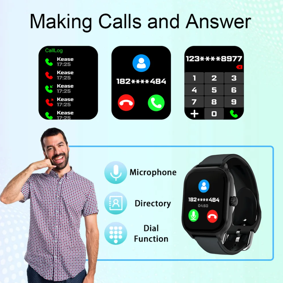 Reloj brillante GTS de , 1,73 pulgadas, 128x160, llamada Bluetooth para niños y niñas, esfera de Fitness, recordatorio de personalización, brújula, relojes inteligentes