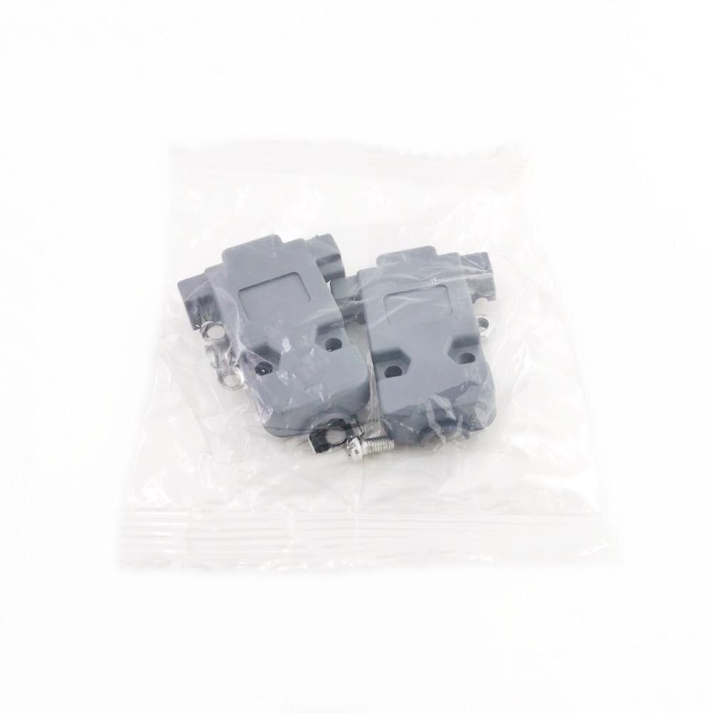 10 Uds RS232 DB15 3 filas Serial VGA 15 pines hembra 3 filas tipo soldadura enchufe D-SUB conector macho
