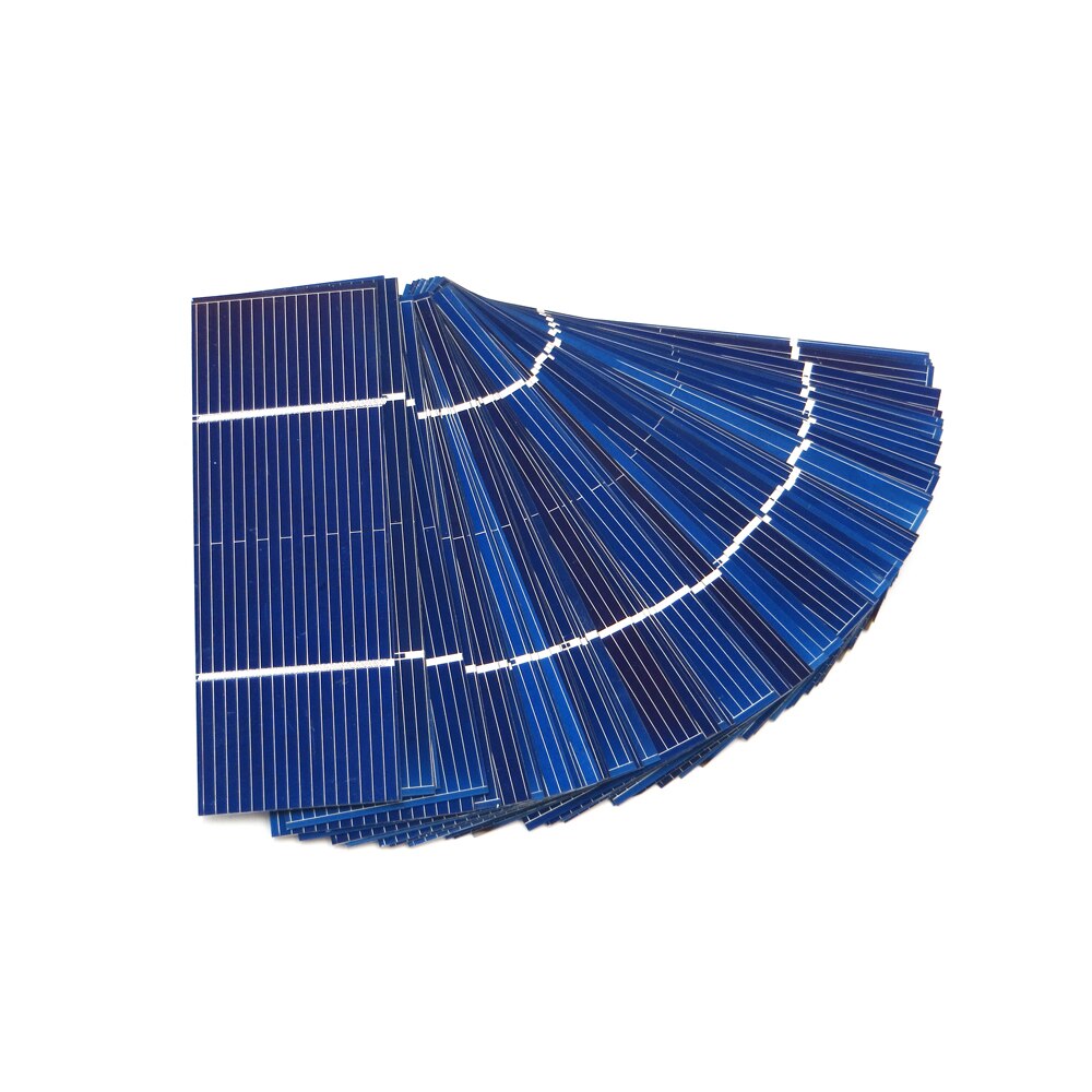 100 st / parti 156 solceller panel diy laddare polykristallint batteriladdning kisel sunpower 5/6 tum mono poly
