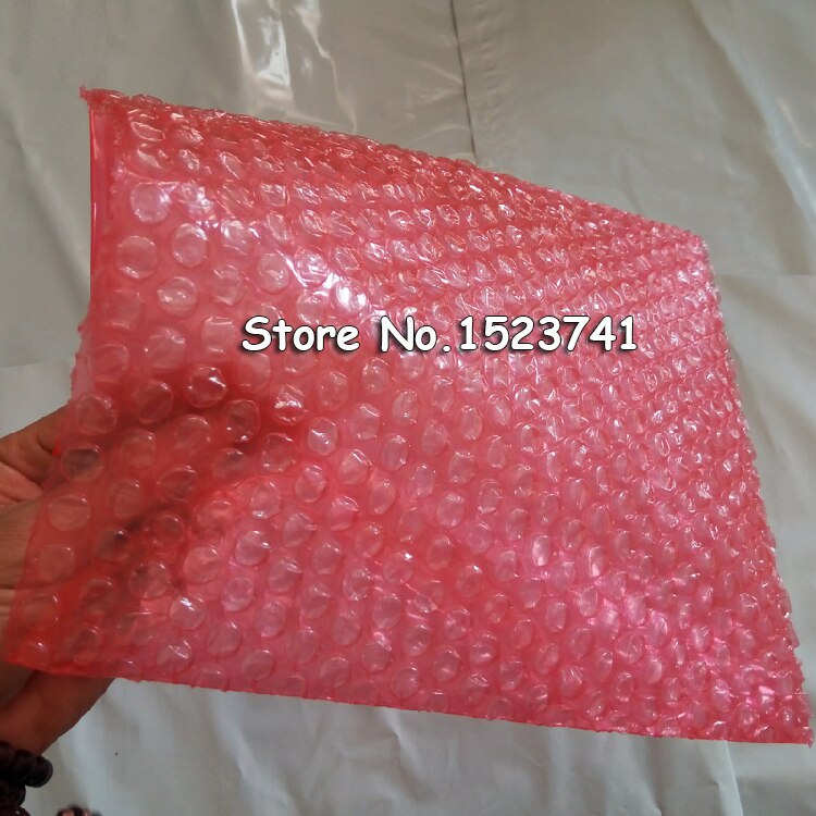 Red 100pcs Anti-Static Bubble Bags 15*20cm Bubble Envelopes Wrap Bags Pouches packaging PE Mailer Packing package