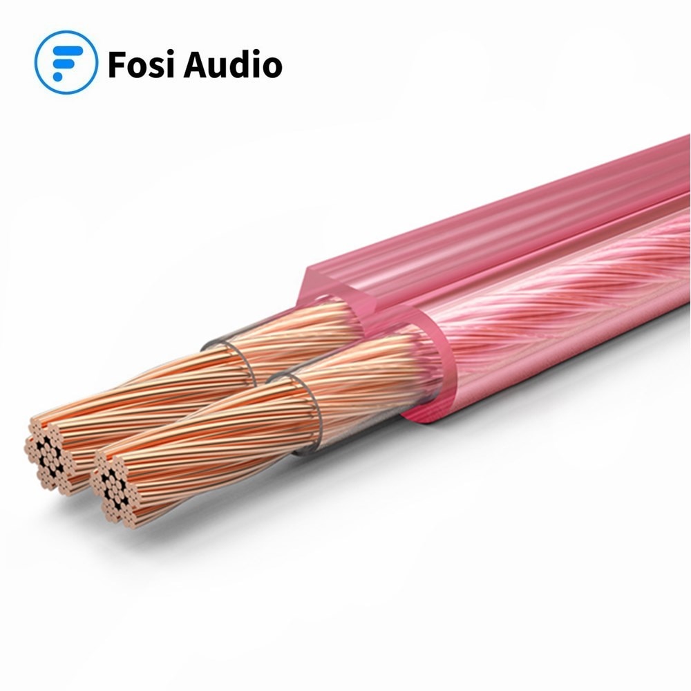 Choseal diy högtalarkabel hi-fi audio linje kabel syrefri koppar högtalarkabel för förstärkare hemmabio ktv dj system