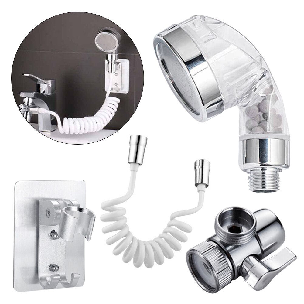 External For Hair Washing Kitchen Attachment Hose Faucet Sprayer Set Hand Shower Bathroom Sink With Filter Rinser Water Saving