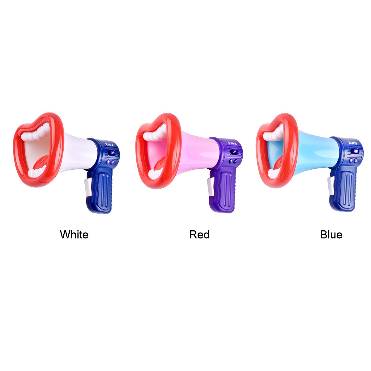 Mégaphone Portable pliable haut-parleur amplificateur enregistreur Bullhorn changeur de voix avec fonction de mégaphone drôle Handhe