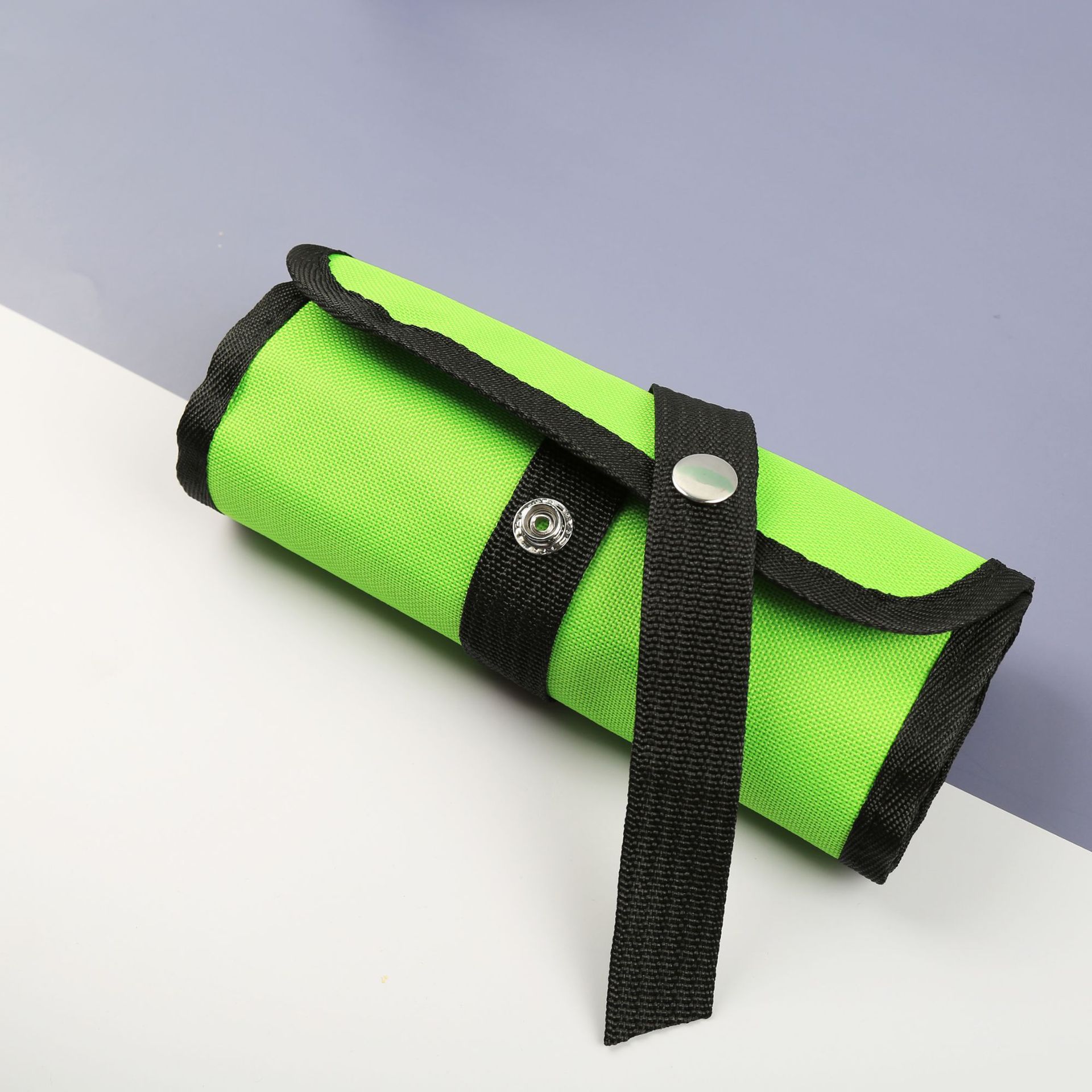 36-Holes Solid Color School Pencil Case With Buckle High Capacity Kawaii Pencil Pouch Retro Korean Stationery Office Supplies