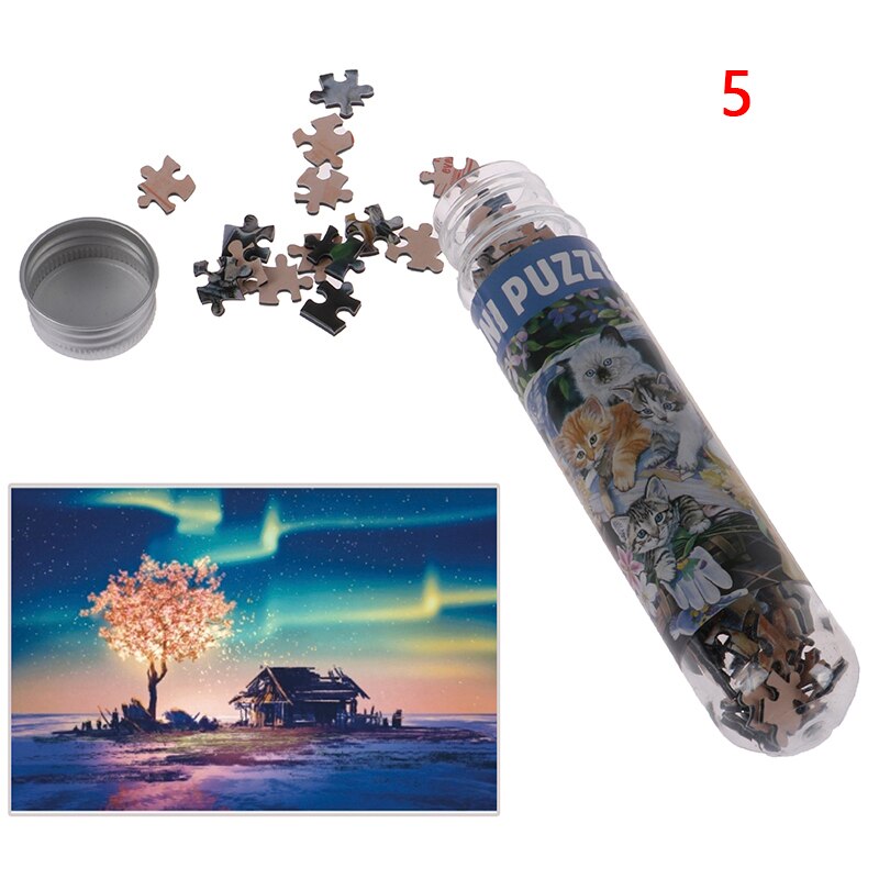 150 Uds Mini tubo de prueba rompecabezas pintura al óleo rompecabezas juguete educativo para adultos niños: A5