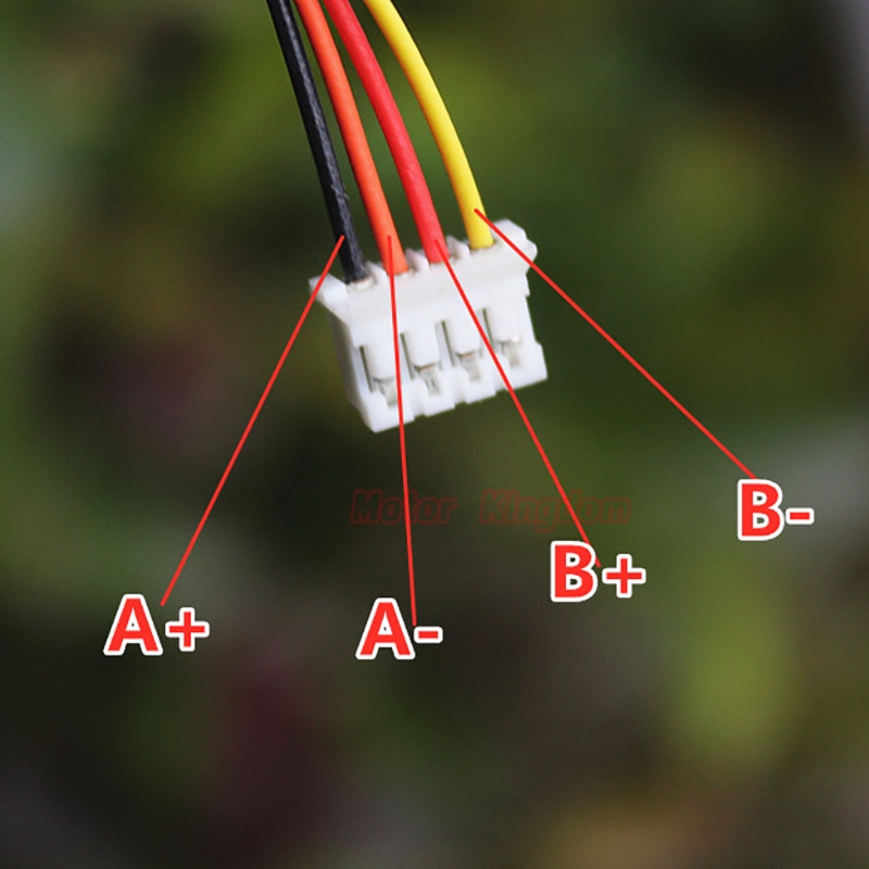 Mikro 42MM Präzision Stepper Motor- 1,8 Grad 2-Phase 4-draht Schrittmotor Synchron Kupfer Getriebe Rolle für CNC 3D Drucker