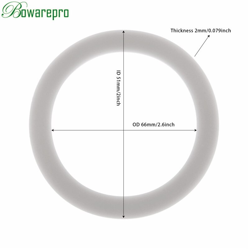 Bowarepro 4Pcs Blender Rubber Pakking O Ring Seal Voor Black &amp; Decker, BL5000-08,132812-07 Vervanging Pakkingen Rubberen Afdichting Ring