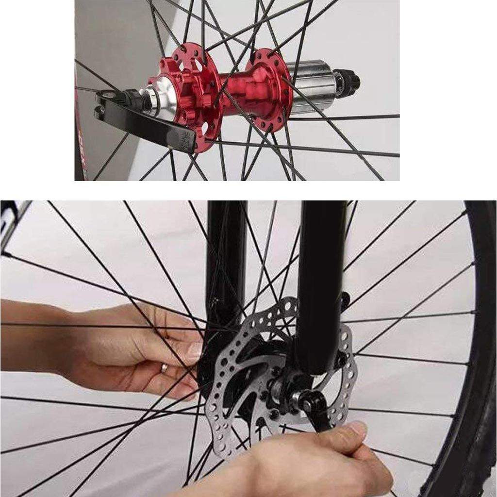 2 cierres rápidos de titanio para bicicleta (2 unidades) para ruedas de ciclismo.