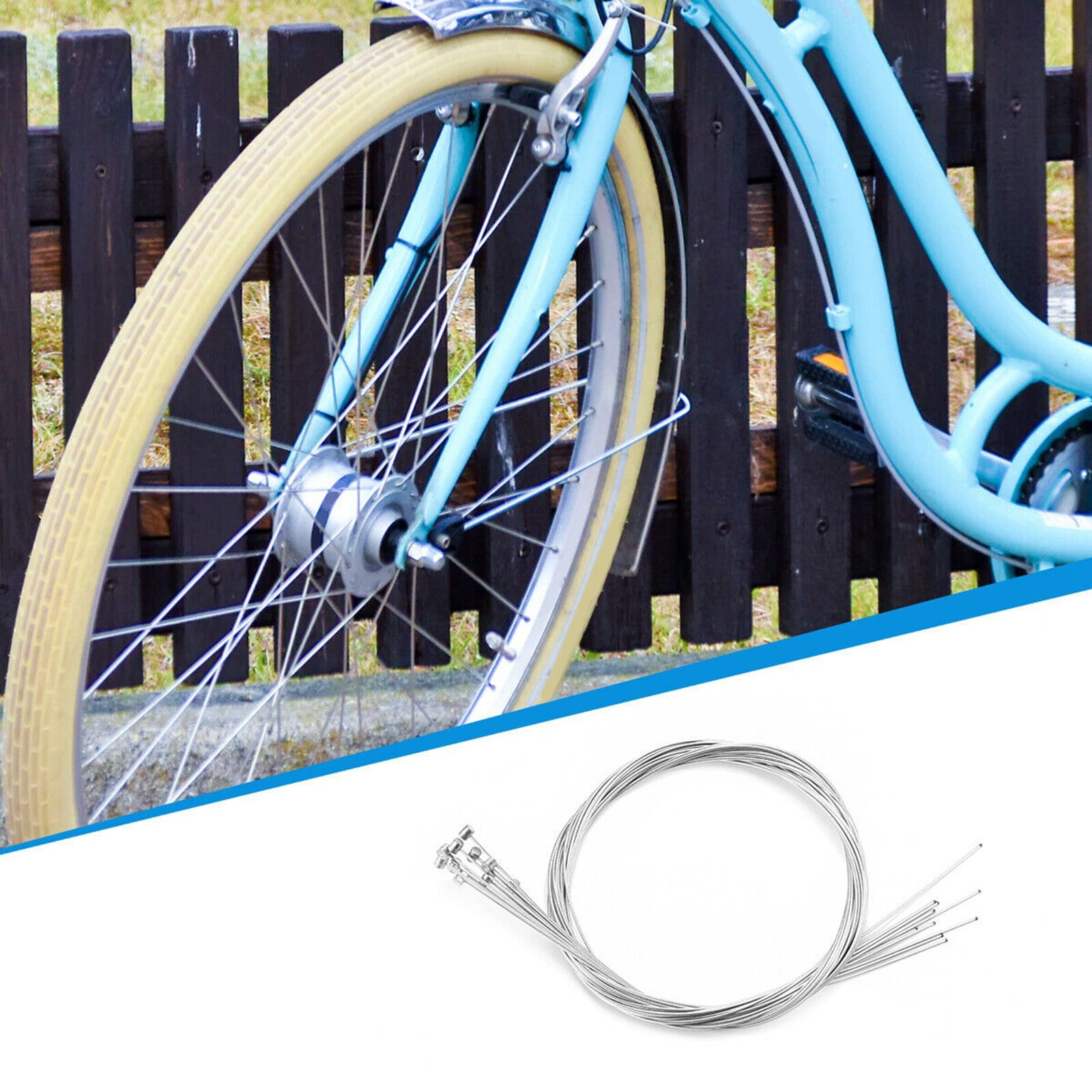 10PCS Bike Shift Brake Cable, Premium Bike Shifter Cables, Bicycle Shift Wire Kit for Mountain, Road City Bicycle