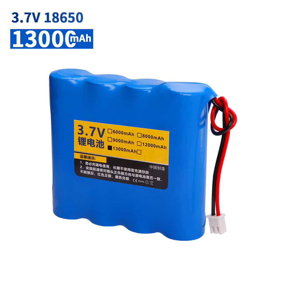 3.7V 7.4V 11.1V 12V 18650 9000mAh met draden Lithium ion oplaadbare batterij voor Bluetooth Speaker zonne-koplampen accessoires