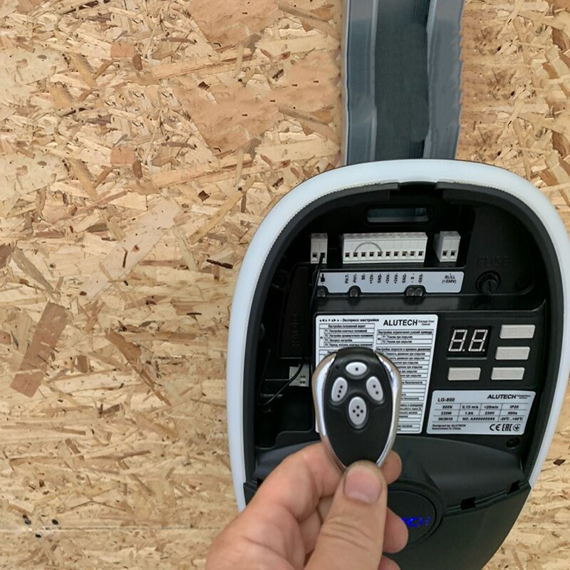 Copy Russia Alutech AT-4 ASG 600 AnMotors ASG1000 AR-1-500 Garage Remote 433.92 MHz Frequency Control Panel For Barrier