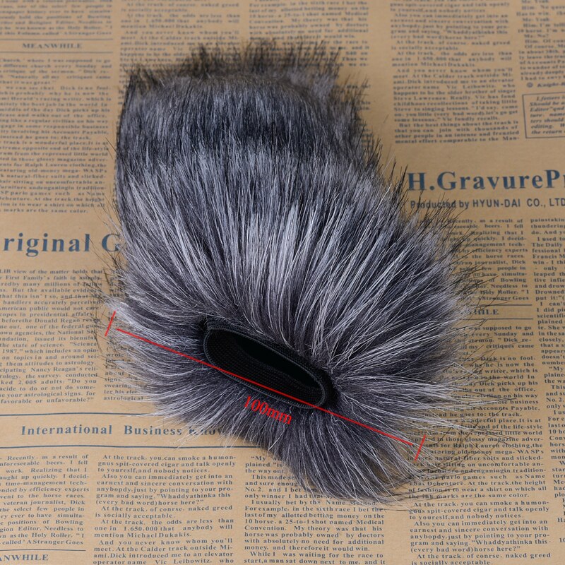 Furry Windscreen Windshield Muff Microphones Up Outdoor Microphone Wind Cover for RODE Videomic Pro VMP Microphone