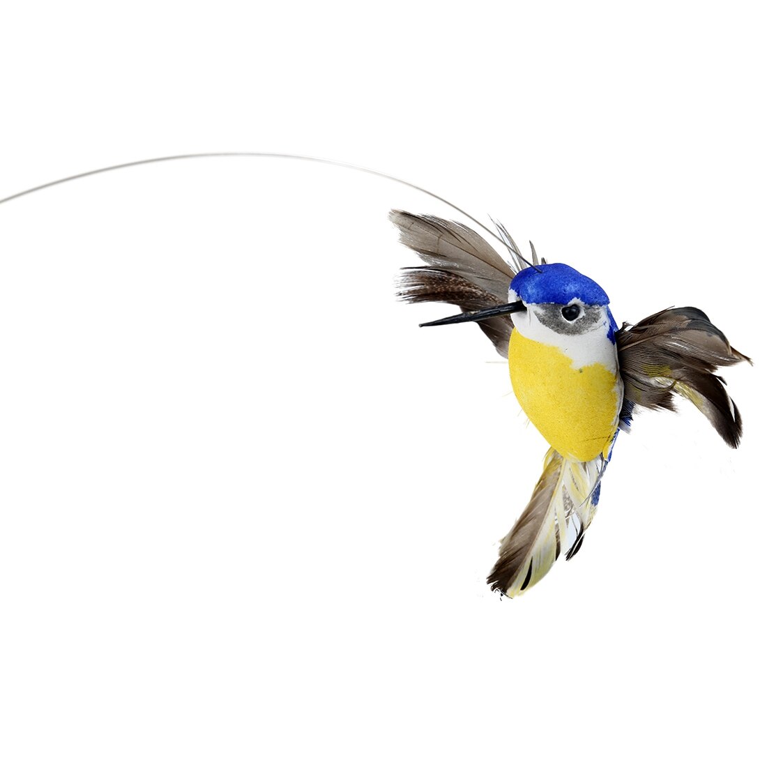 Solar Powered Flying Fladderende Hummingbird Flying Birds Kleur Kinderen Speelgoed Willekeurige