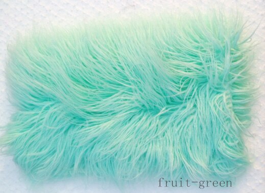 (75*50 cm) Deken Mand Stuffer Bont Fotografie Props Pasgeboren Fotografie Rekwisieten: Fruit green