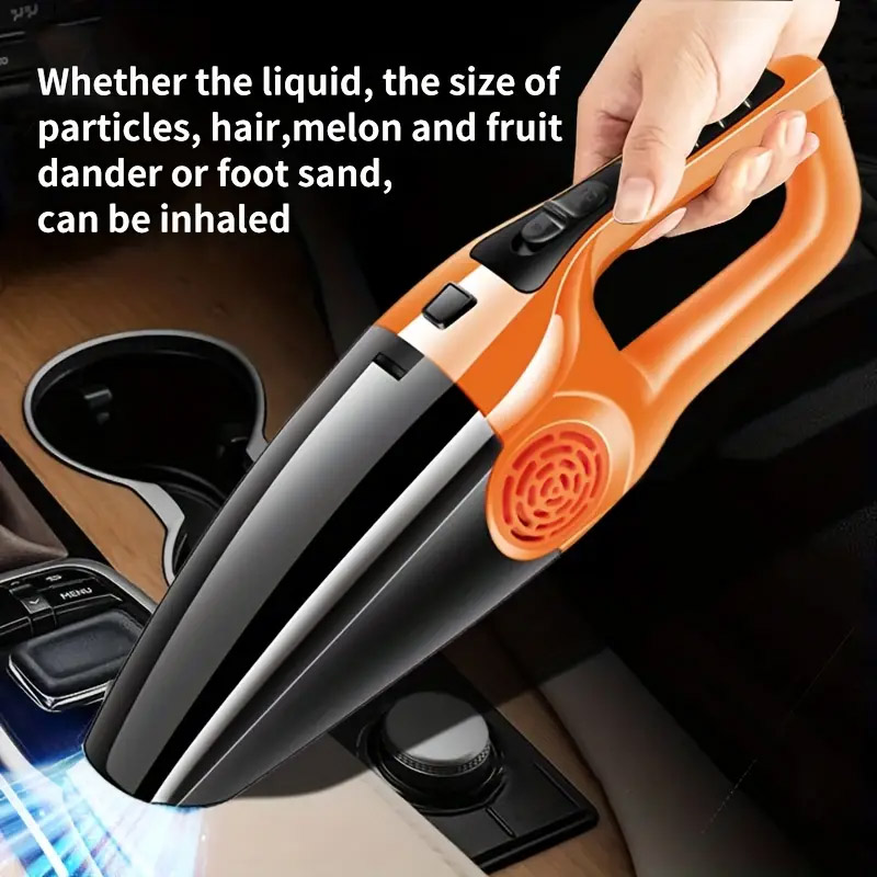 Portable Car Vacuum Cleaner Dry and Wet Dual-use High-Power Car Vacuum Cleaner Wired Mini Car Vacuum Cleaner 12V 120W