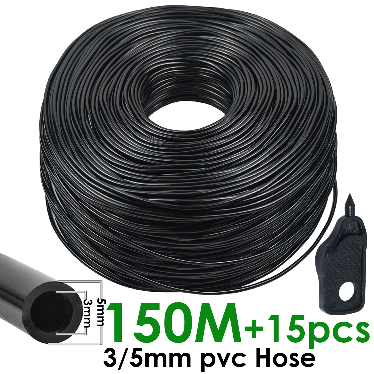 KESLA 10-100M Irrigation Watering System Kit 4-Way 2-Way 8L Drip Arrow Transmitter Dripper Sprinkler Potted Planting Greenhouse