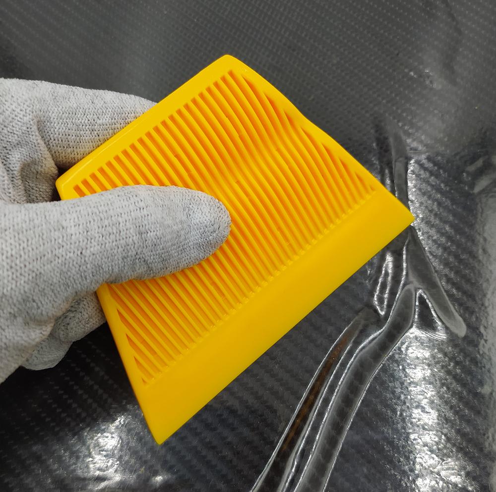 3 stk automatisk indpakning trapezskraber vinylfilm klistermærkeapplikation 3d kulfiber blød hård skraber vinduesfarveværktøj 3 a 66