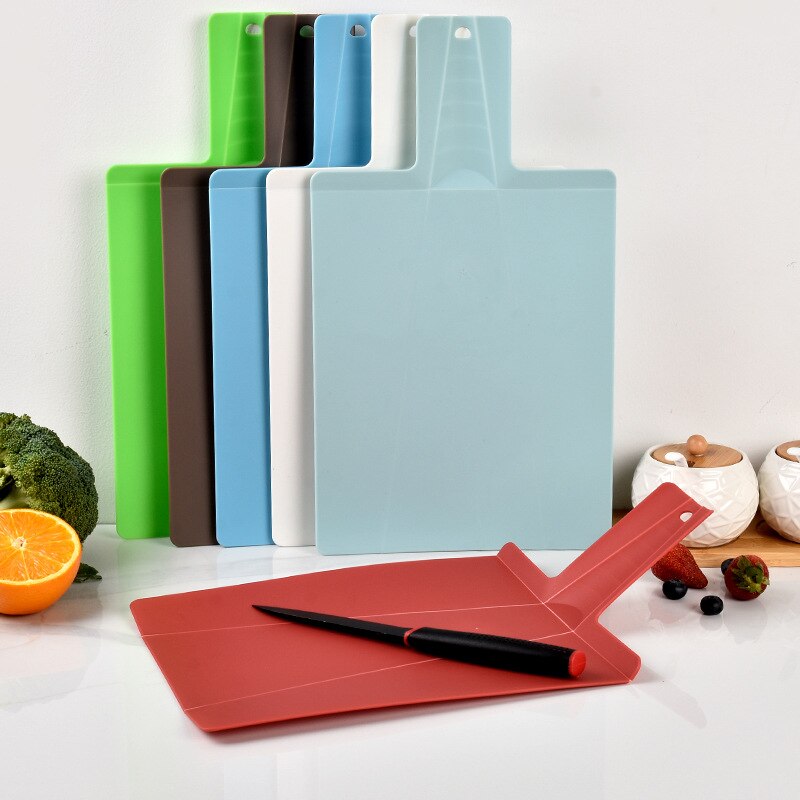 Folding Chopping Blocks Cutting Board Food Grader Plastic Chopping Board Plastic Vegetable Meat Cutting Board Kitchen Accessorie