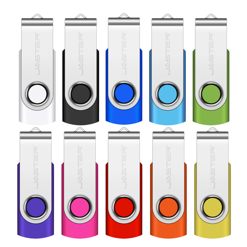 USB 3.0 Pendrive Erinnerung Stock 4 GB 8 GB 16 GB 32 GB 64 GB Metall-USB-Blitz-Laufwerk Kuli-Laufwerk USB-Stock 128 GB drehbare Mini-U-Disk