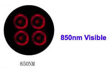 Lihmsek 48 led 850nm -valaisin infrapuna-pimeänäkövalolamppu cctv-valaisimiin turvakameran näkyvä valo