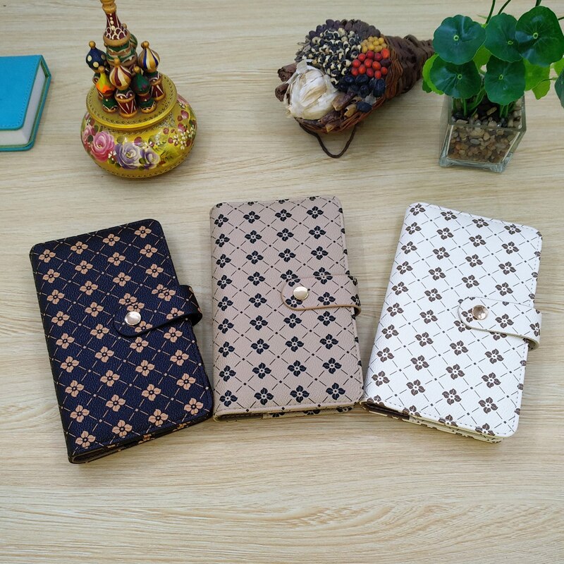 Leather Journal Cover Card Folder Booklet Folder A6 Planner Cover Organizers Office Notebook Cover(1PC)