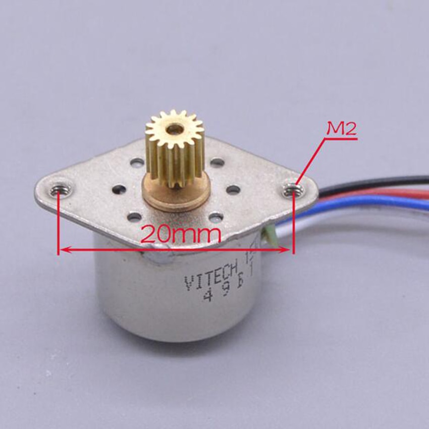 1pc Japan shaft dia 15mm Micro stepper motor 2 phase 4 wire stepper motor 18 degrees 14.7 Euro