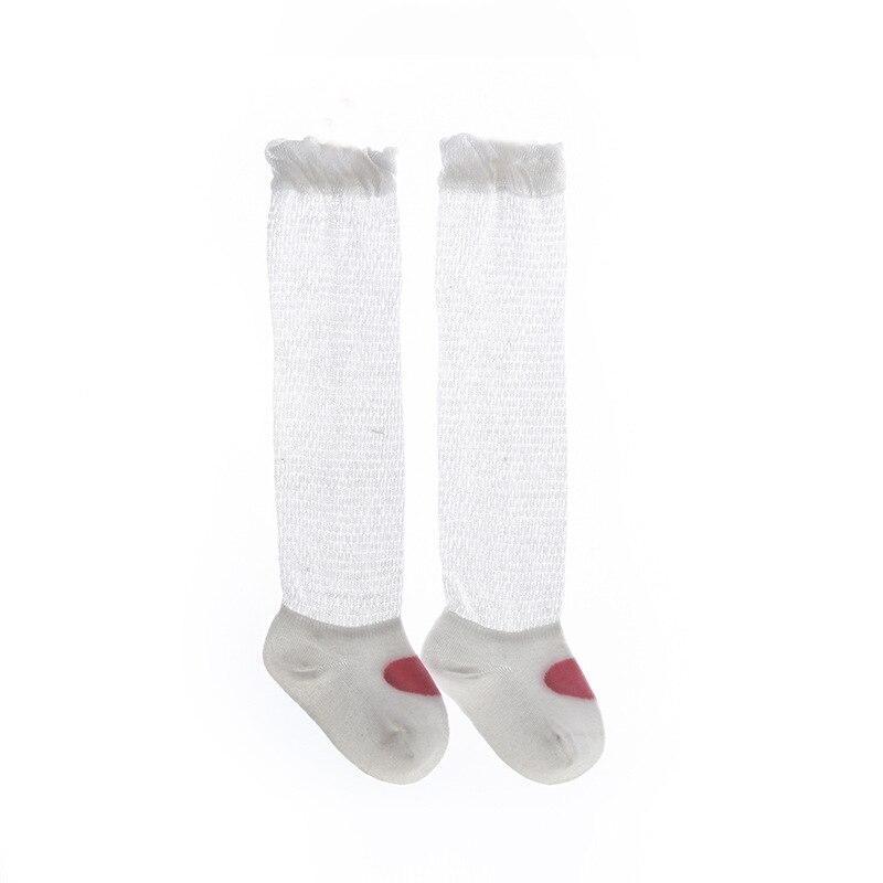 Calzini estivi sottili in cotone per bambini calzini in cotone traspirante a rete calzini per bambini traspiranti scaldamuscoli calzini per bambini per bambini 0-3Y: 1 / M for 1-3Y