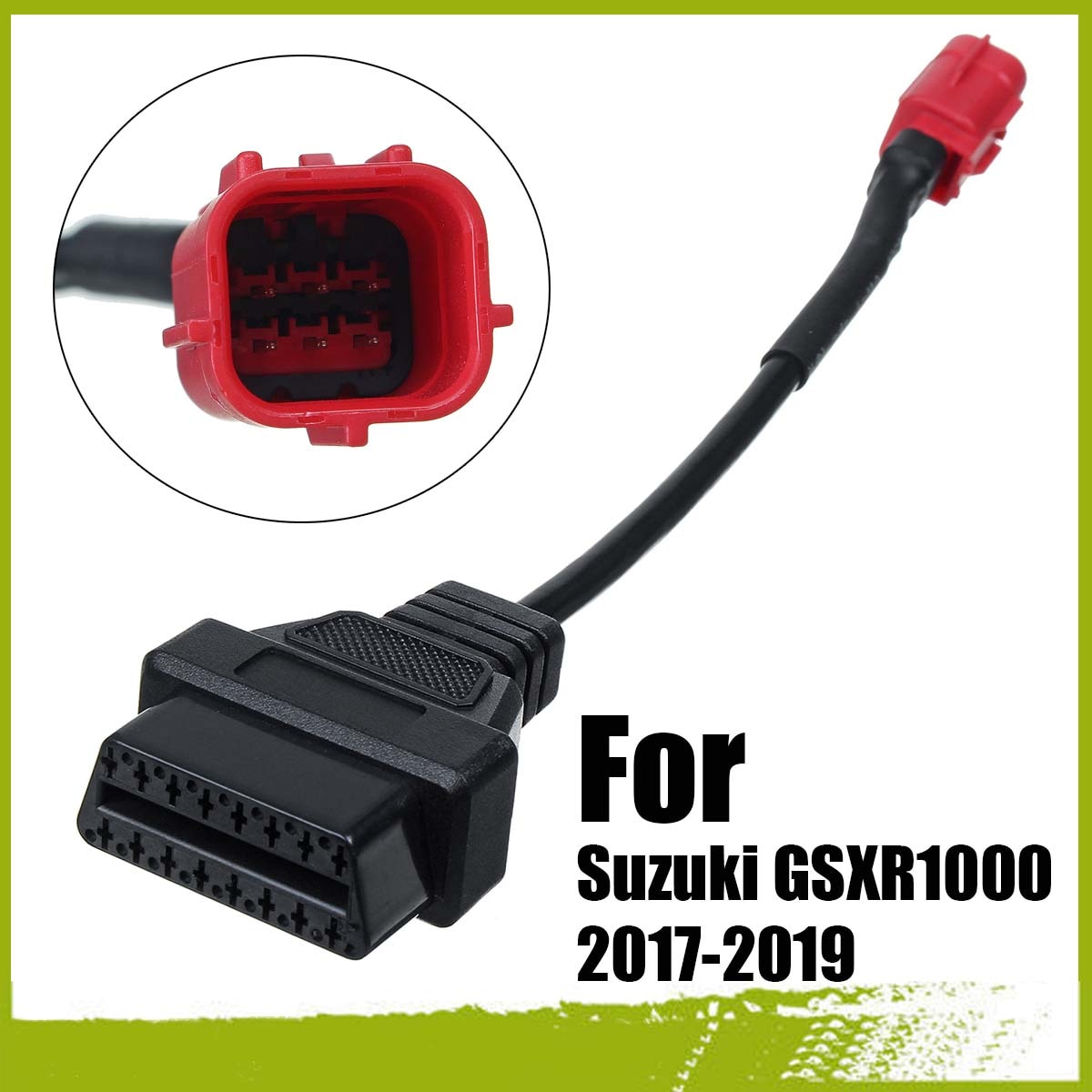1 Pcs Obdii 6 Pin Naar OBD2 Diagnostic Adapter Harness Kabel Voor Suzuki GSXR1000