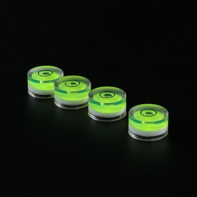 Nivelador portátil 4 pçs/saco 12x6mm, ajustável, em vinil, bolha de grau, conjunto de tonéis agulha de cartucho phono