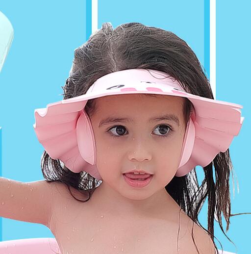 Børns badehætte shampoo hat vandtæt ørebeskytter børn 2 stk