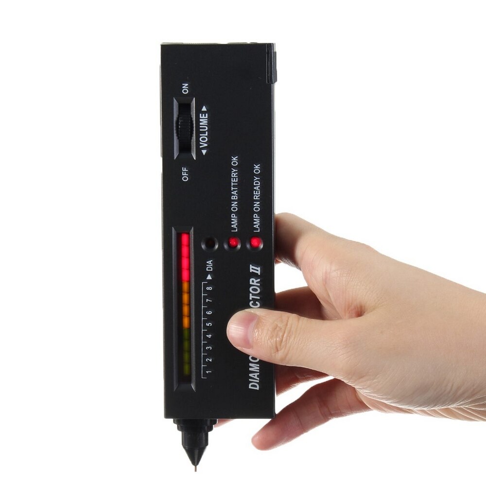 High Accuracy Diamond Gems Tester Gemstone Selector Jewelry Watcher Tool LED Portable Diamond Indicator Tester Pen