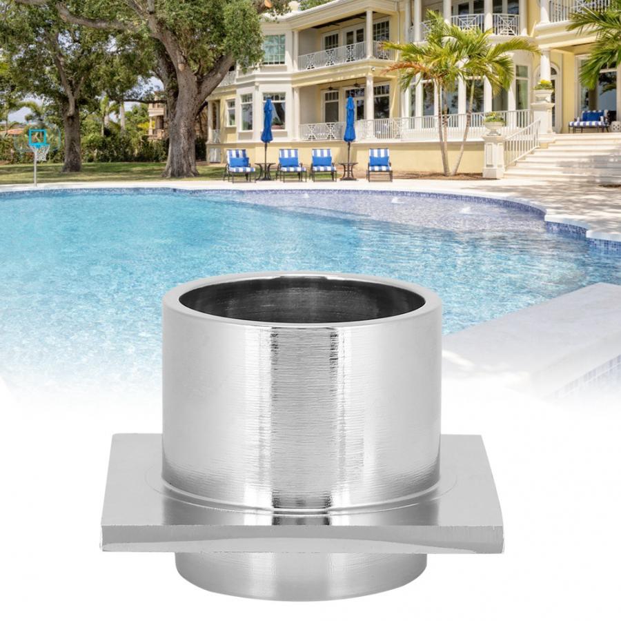 Swimming Pool Floor Drain DN50 Stainless Steel Pool Floor Drain for Home Bathroom Swimming Pool Spa Sauna Accessory