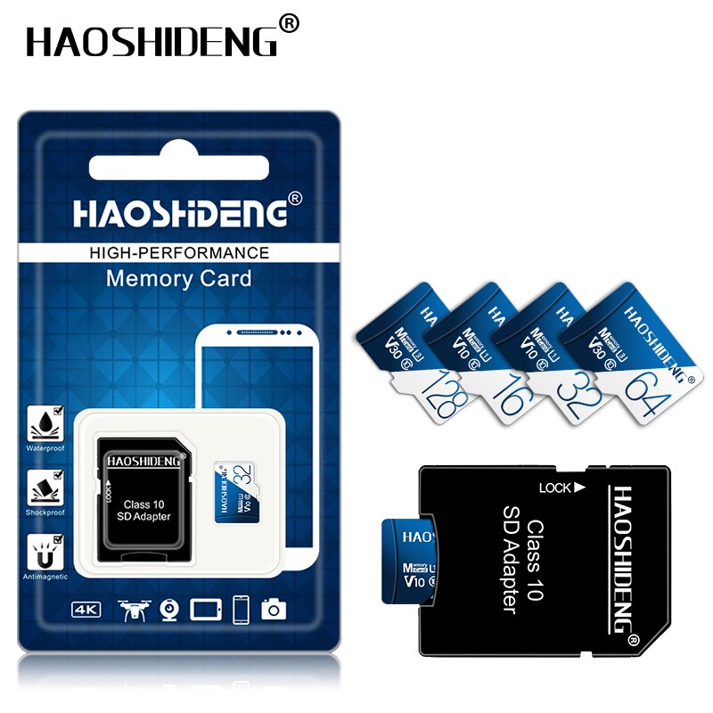 Capaciteit Geheugenkaart 8Gb Tf Card 16Gb 32Gb Micro Sd Kaart 64Gb 128Gb cartao De Memoria Mini Sd-kaart Adapter