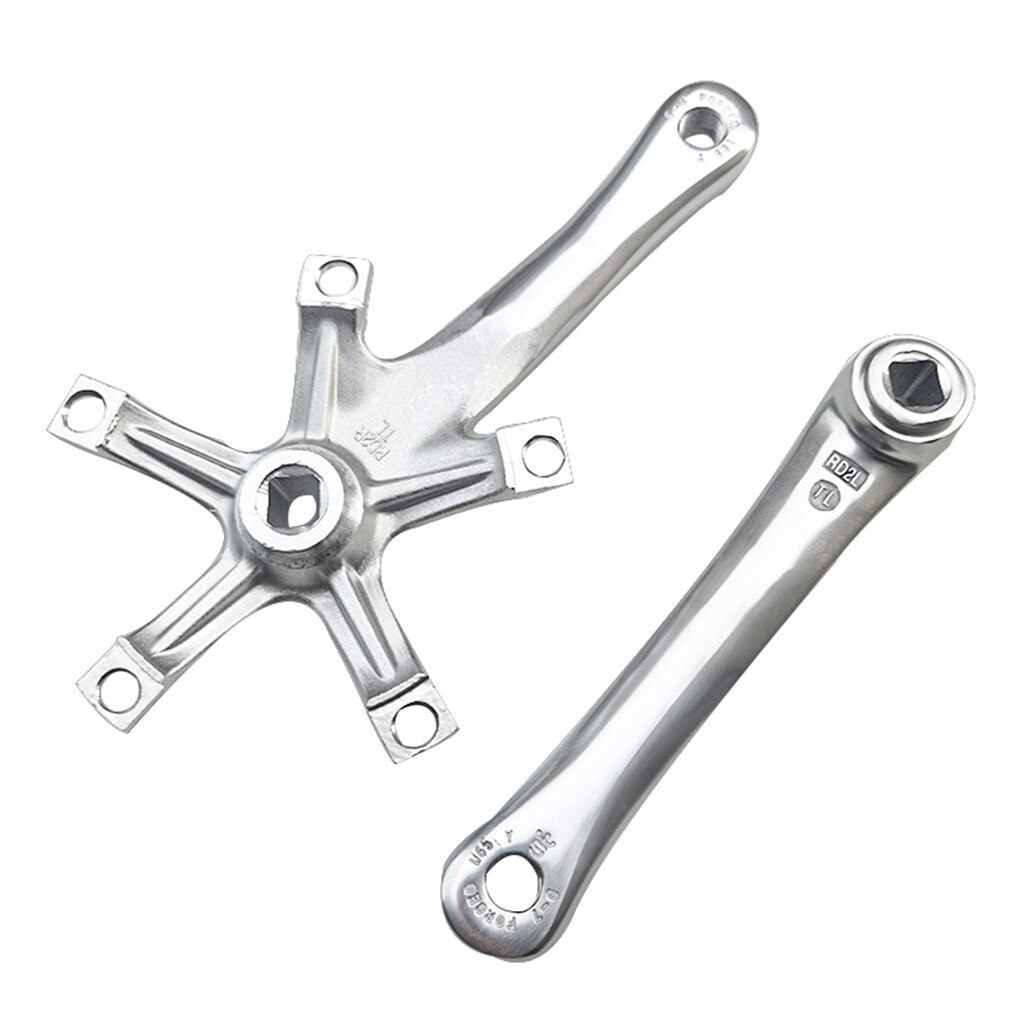 Bielas de bicicleta de montaña de carretera 165mm BCD 130, piñón de manivela de bicicleta de aluminio e instalación, Kit de clavos para 8/9/10 velocidades, disco único/Doble