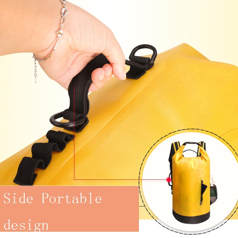 Goexplore Waterproof Bag 30L Outdoor Portable Shoulder Rafting River Trekking Diving Dry Bag PVC Folding Swimming backpack