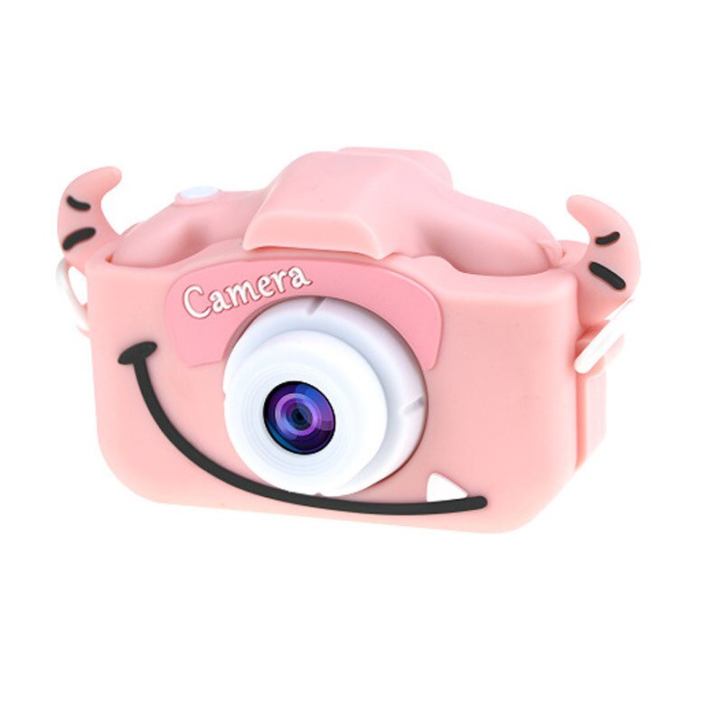 Kinderen Digitale Camera Voor Kinderen Baby Meisje Leuke Kids Camera 2.0 Inch 1080P Foto Video Camera gebouwd In Games: Pink Cow