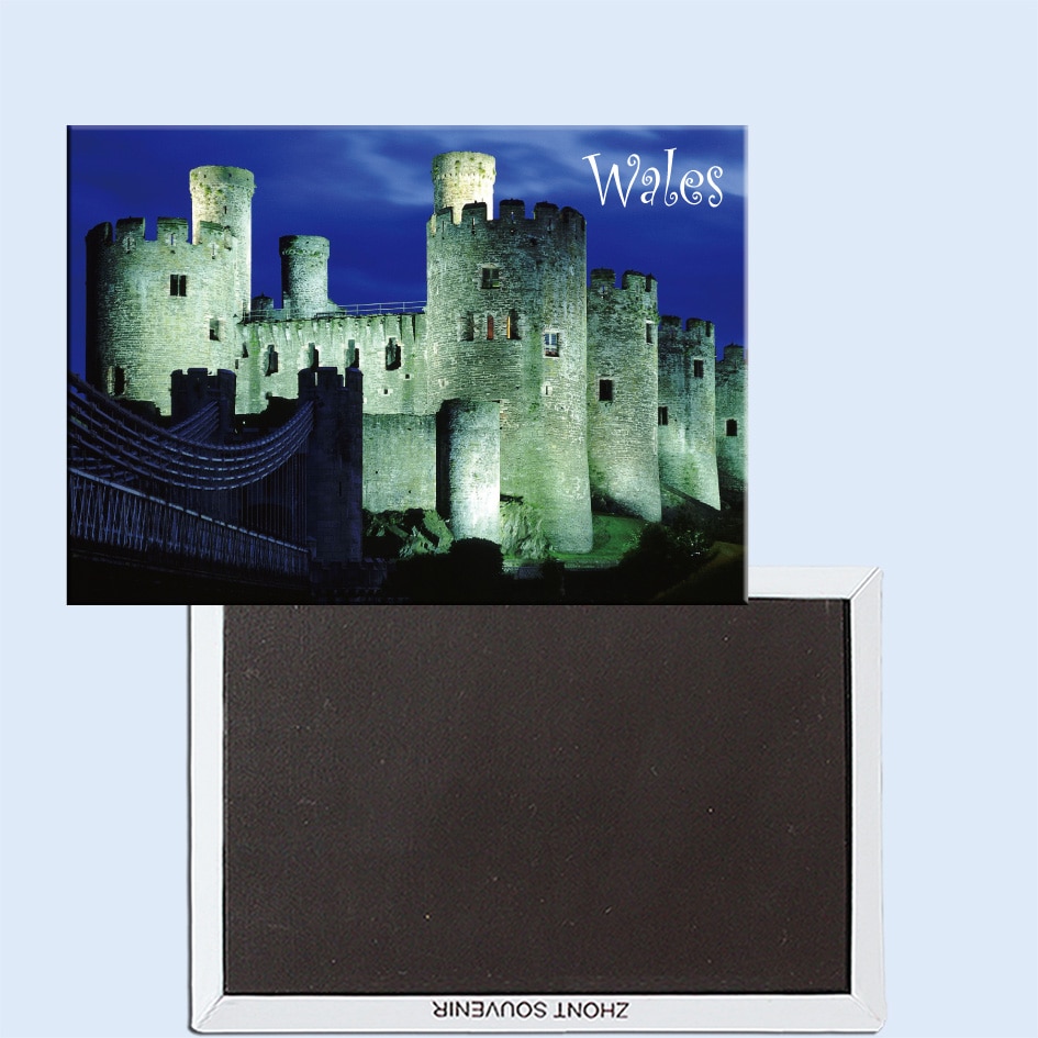 Conwy Castle, Gwynedd, Wales, United Kingdom 24614 Fridge Magnet