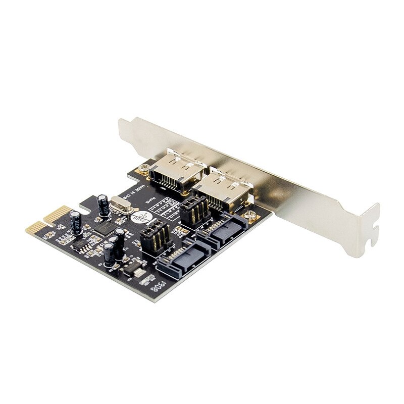 Pci-e naar sata 3.0 uitbreidingskaart 4- -poorts desktop uitbreidingskaart ssd solid state drive