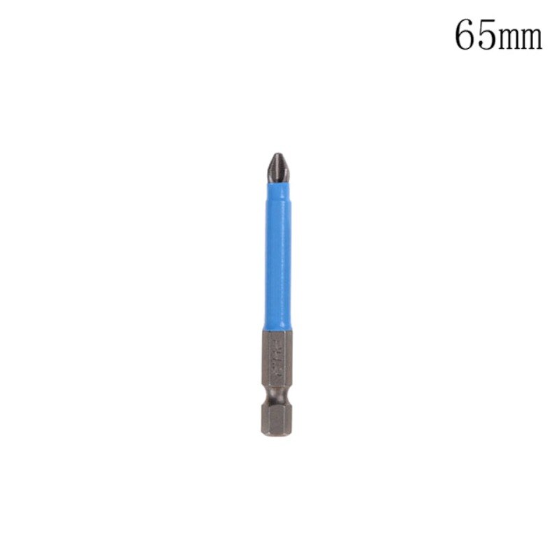 S2 Steel PH2 Anti Slip Electric Screwdriver Bit Magnetic Phillips Tip 1/4" Hex Shank 25mm 50mm 65mm 70mm 90mm 127mm 150mm: 65mm