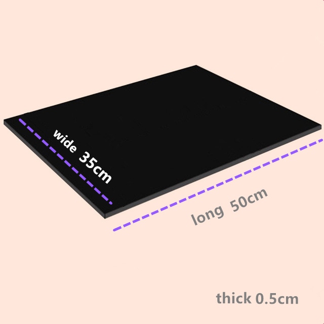 2pcs Eva foam sheets,Craft eva sheets, Easy to cut,Punch sheet DIY building model materials by hand: black 50x35x0.5cm2pc