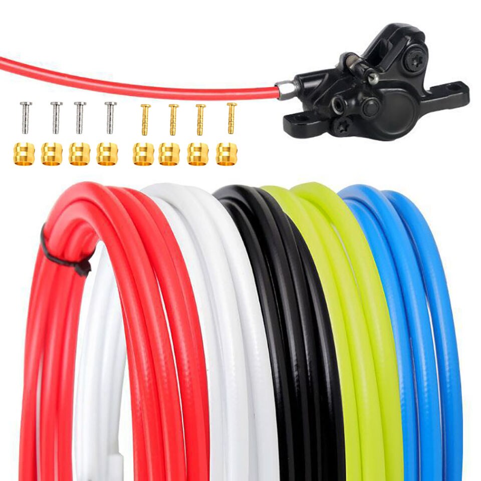 2.5M MTB Bicycle Brake Hosing Shift Housing Cable Set Kits 5mm Mountain Bike Hydraulic Disc Brake Hose Pipe Bike Hose Cutters