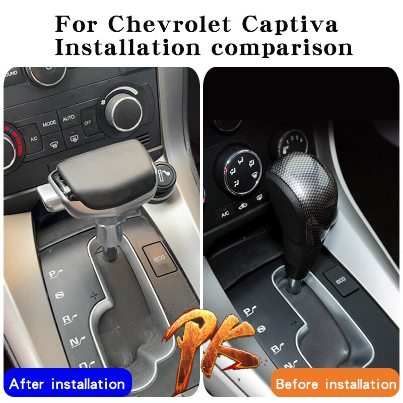 For Chevrolet cruze gear knob Capaci orlando automatic transmission shift knob Gear stick gearbox handle Refit Gear shift knob: For Captiva